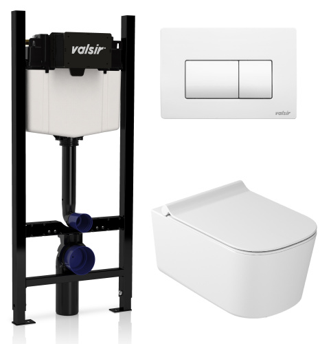 Комплект унитаза с инсталляцией VALSIR KIT VSWM 5486 Slim